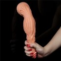 DILDO 9.5'' DUAL LAYERED PLATINUM SILICONE COCK - FLESH 24-0230