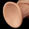 DILDO 9.5'' REALISTIC CURVED DILDO 24-0202