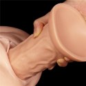 DILDO 9.5'' REALISTIC CURVED DILDO 24-0202