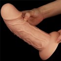 DILDO 9.5'' REALISTIC CURVED DILDO 24-0202