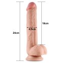 DILDO 9'' SLIDING SKIN DUAL LAYER DONG 24-0219