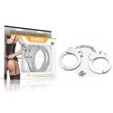 KAJDANKI FETISH PLEASURE METAL HANDCUFFS 24-0208