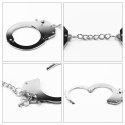 KAJDANKI FETISH PLEASURE METAL HANDCUFFS 24-0208