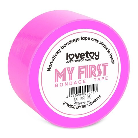 TAŚMA MY FIRST NON STICKY BONDAGE TAPE FUCHSIA 24-0189