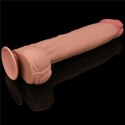 14'' KING SIZED SLIDING SKIN DUAL LAYER DONG 24-0334