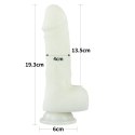 7.5'' LUMINO PLAY SILICONE DILDO 24-0348