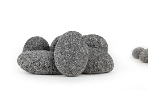 Lawa czarna otoczaki pebbles 9-12cm 1 kg