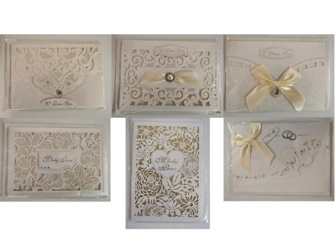 Karnet ślubny Lux B6 + koperta