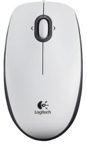 Mysz Przewodowa LOGITECH B100 OEM Biały 910-003360