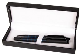 Pióro + długopis Dorian w etui 38 niebieski