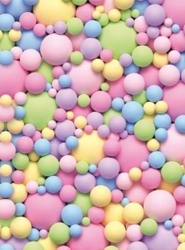 Notatnik ozdobny 105x148/64K kratka TW Bąbelki