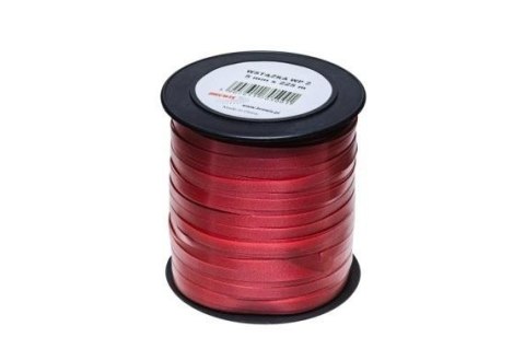 Wstążka plastikowa czerwona 5mmx225m