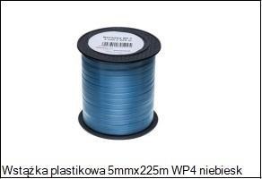 Wstążka plastikowa niebieska 5mmx225m