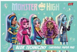 Blok techniczny A4/10K Monster High (10szt)