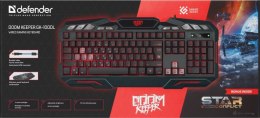 KLAWIATURA DEFENDER DOOM KEEPER GK-100DL LED GAMING