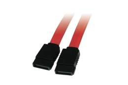 KABEL HDD SATA 0.5M METALOWE ZACISKI