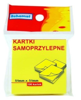 Karteczki samoprzylepne 51x51mm 100szt