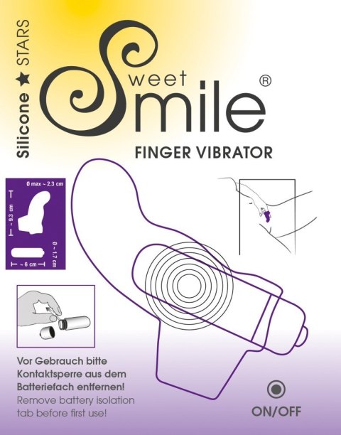 Sweet Smile Finger Vibrator 13-8049
