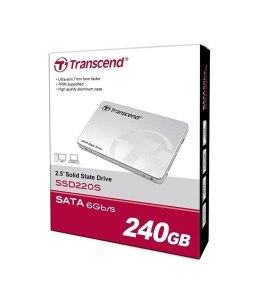 Dysk SSD TRANSCEND (2.5″ /240 GB /SATA III (6 Gb/s) /520MB/s /450MS/s)