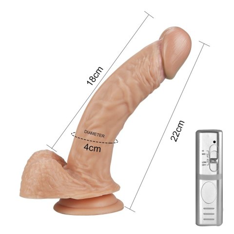 WIBRATOR 8.5" REAL EXTREME VIBRATING DILDO 24-0355