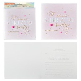 Zaproszenie Chrzest 5szt