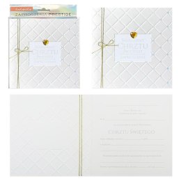 Zaproszenie Chrzest 5szt