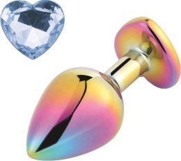 KOREK ANALNY RAINBOW BUTTPLUG LARGE 29-0103