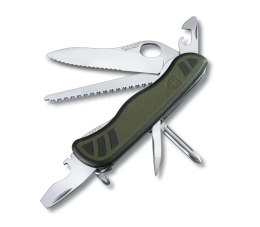 Scyzoryk Victorinox Swiss Soldier's, 111mm, kompozyt, zielono-czarny