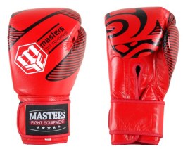 Rękawice bokserskie skórzane MASTERS RBT-RED 12 oz