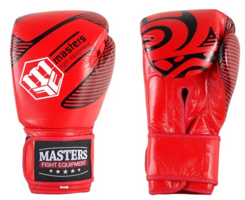 Rękawice bokserskie skórzane MASTERS RBT-RED 12 oz