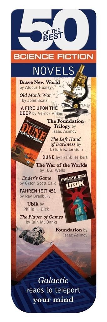 50 BEST - Science Fiction - magnetyczna zakładka d