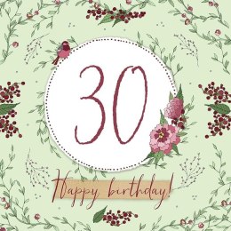 Karnet Swarovski kwadrat CL2230 Urodziny 30