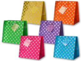 Torebka ozdobna złocona PL-5Z midi GROCHY