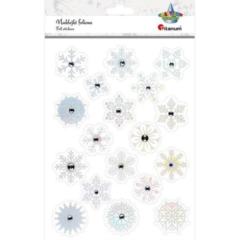 Naklejki papierowe brokat Boże Narodzenie mix