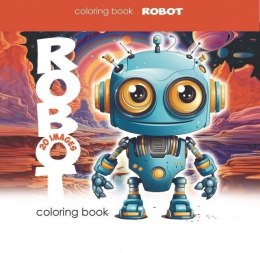 Kolorowanka 140x140 Roboty 20 obrazków