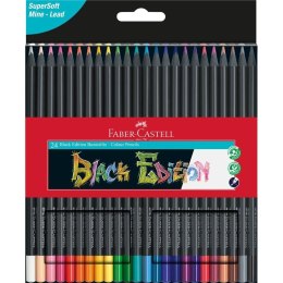 Kredki trójkątne Black Edition 24 FABER CASTELL