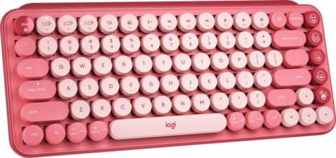 Klawiatura Bezprzewodowa LOGITECH POP Keys Coral Rose 920-010737