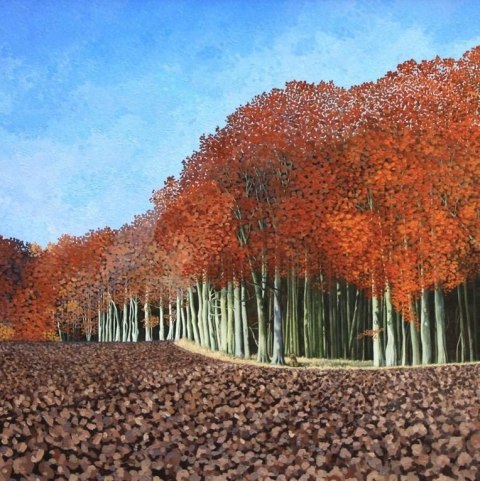 Karnet z kopertą Jesienny buk