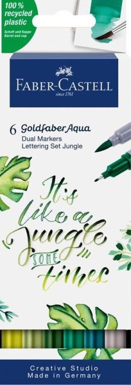 Pisak akwarelowy Goldfaber Aqua 6szt FABER CASTELL