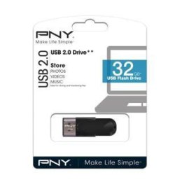 Pendrive (Pamięć USB) PNY (32 GB \USB 2.0 \Czarny )