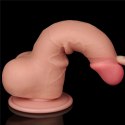 DILDO 7.5'' SLIDING SKIN DUAL LAYER DONG FLESH 24-0369