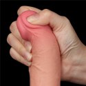 DILDO 7.5'' SLIDING SKIN DUAL LAYER DONG FLESH 24-0370