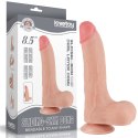 DILDO 8.5'' SLIDING SKIN DUAL LAYER DONG FLESH 24-0374