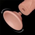 DILDO 8'' SLIDING SKIN DUAL LAYER DONG FLESH 24-0372