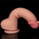 DILDO 9.5'' SLIDING SKIN DUAL LAYER DONG FLESH 24-0376