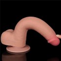 DILDO 9'' SLIDING SKIN DUAL LAYER DONG FLESH 24-0375