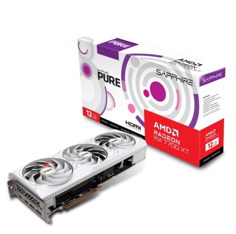 Karta graficzna SAPPHIRE RADEON RX 7700 XT PURE GAMING OC 12GB GDDR6 11335-03-20G