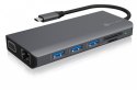 ICY BOX IB-DK4080AC Czarny USB Typ C