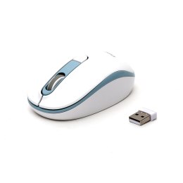 OMEGA MYSZ BEZPRZEWODOWA MOUSE WIRELESS 1000/1200/1600 DPI WHITE-BLUE [45863]