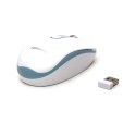 OMEGA MYSZ BEZPRZEWODOWA MOUSE WIRELESS 1000/1200/1600 DPI WHITE-BLUE [45863]